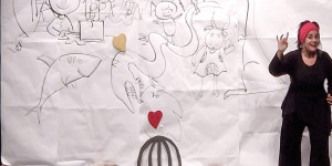 Παράσταση ζωγραφήγησης στο Υπαίθριο Μουσείο Υδροκίνησης