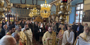 Εορτή του Αγίου Σπυρίδωνος και χειροτονία πρεσβυτέρου στο Λεωνίδιο