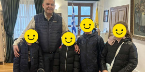 Μελωδικές ευχές, κάλαντα και χαμόγελα στο Δημαρχείο Γορτυνίας