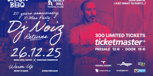 XMAS Anniversary Party: Ο Dj Noiz στις 26/12 στη Βλαχέρνα!