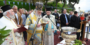 Ο εορτασμός των Θεοφανείων στην Ι. Μητρόπολη Μαντινείας και Κυνουρίας