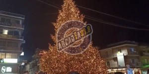 Τρίπολη: Φωταγωγήθηκε το δέντρο στην πλατεία Πετρινού (pics - vid)