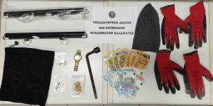 "Ξηλώθηκε" εγκληματική ομάδα που είχε διαπράξει 5 κλοπές στην Καλαμάτα