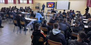 Ενημέρωση για την πυροσβεστική παιδεία σε μαθητές της Α' Λυκείου του ΕΠΑΛ Τρίπολης