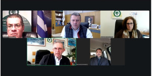 Σε τηλεδιάσκεψη για την παραχώρηση του Δασικού Χωριού Άνω Δολιανών συμμετείχε ο δήμαρχος Βόρειας Κυνουρίας