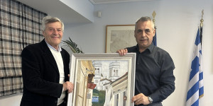 Τρίπολη: Δωρεά έργου ζωγραφικής από τον Γιάννη Σαλαπάτα στη Δημοτική Πινακοθήκη