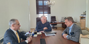 Συνάντηση του Περιφερειάρχη Δημήτρη Πτωχού με τον Διευθυντή της DG REGIO Nicola De Michelis