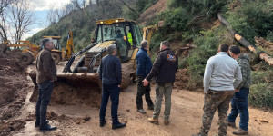 Επίσκεψη του Οδυσσέα Κωνσταντινόπουλου στις πληγείσες περιοχές του Δήμου Γορτυνίας