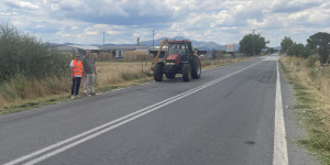 Συνεχίζονται οι καθαρισμοί πρανών στο εθνικό και επαρχιακό οδικό δίκτυο της Π.Ε. Αρκαδίας