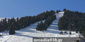 Εκτός λειτουργίας το Χιονοδρομικό Μαινάλου αυτό το Σαββατοκύριακο