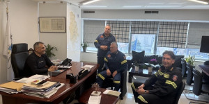 Στον Δήμαρχο Τρίπολης κλιμάκιο Αξιωματικών της Π.Υ. Τρίπολης