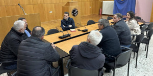 Συνάντηση μελών της Ένωσης Προέδρων Κοινοτήτων Δήμου Τρίπολης με τον Χάρη Δούκα