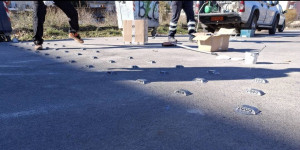 "Μάτια γάτας" τοποθετήθηκαν σε δρόμους της Τρίπολης