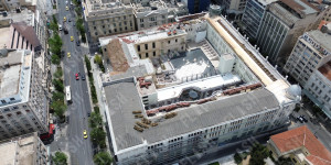 Στοά Αρσακείου: Οι τελευταίες πινελιές πριν τα εγκαίνια - Αποκλειστικά πλάνα από το drone του flash