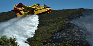 Πυρκαγιά καίει δασική έκταση στο Ραπούνι Γορτυνίας