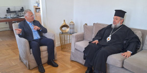 Συνάντηση του Περιφερειάρχη της Πελοποννήσου με τον Μητροπολίτη Γόρτυνος και Μεγαλοπόλεως