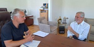 Συνάντηση του Περιφερειάρχη Δημήτρη Πτωχού με τον Πρόεδρο των Special Olympics Hellas Διονύσιο Κοδέλλα