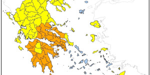 Παραμένει πολύ υψηλός ο κίνδυνος εκδήλωσης πυρκαγιάς και τη Δευτέρα 28/07