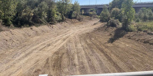 Επιθεώρηση εργασιών καθαρισμού του Αλφειού στη Μεγαλόπολη