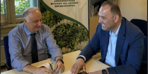 Συνάντηση του Δημάρχου Γορτυνίας Ευστάθιου Κούλη με τον Πρόεδρο του Πράσινου Ταμείου