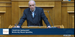 Στη Βουλή φέρνουν Παπαηλιού και ΣΥΡΙΖΑ-Π.Σ. την παύση λειτουργίας υποκαταστήματος τράπεζας στο Άστρος