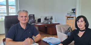 Συνάντηση του Περιφερειάρχη Πελοποννήσου με τη Διοικήτρια του Νοσοκομείου Κυπαρισσίας