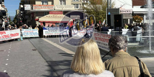 Μεγάλη συγκέντρωση διαμαρτυρίας συνταξιούχων στην Τρίπολη