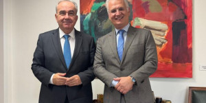 "Τετ α τετ" του Περιφερειάρχη Δ. Πτωχού με τον Αναπληρωτή Υπουργό Οικονομικών Ν. Παπαθανάση